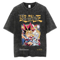 Camiseta De Algodón Japonés Vintage De Verano Con Impresión De Anime Yu Gi Ou Harajuku Estilo Callejero Hip Hop Para Hombres - details 1