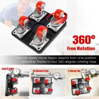 Dolly De Muebles Resistentes Con Ruedas 880LB Herramienta De Levantamiento Y Desplazamiento Fácil Rollos Grandes Para Muebles - details 3