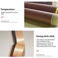 Cinta Adhesiva De Resistencia a Altas Temperaturas 300° C PTFE Tejido Aislante Térmico Sellado Máquina Autoadhesiva Impermeable Rollo Para Metalworking - details 4