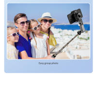 Q18-estabilizador de cardán para escritorio, palo Selfie, trípode con luz de relleno para teléfono móvil iPhone - details 11