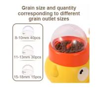 Dispensador De Alimentos En Forma De Pato Amarillo Interactivo Para Gatos Juguete De Entretención Para Perros Durable De Plástico Rompe Monotonía Y Aumenta El Uso De La Cabeza - details 9