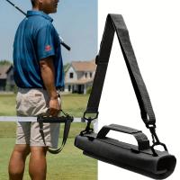 Bolsa Portátil Para Clubes De Golf Cruzada Ajustable Bolsa De Almacenamiento Para Práctica En Campo De Entrenamiento Y Rango De Juego - details 2