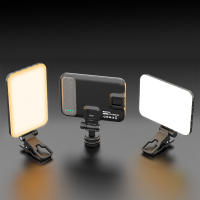Luz De Rellenado LED Recargable Con Clip Para Videoconferencia Y Autoceño Compatible Con iPhone Android iPad Y Laptop Ideal Para Maquillaje TikTok Vlog - details 8