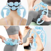 Hermosos rodillos de masaje para Piernes, artefactos de masaje con Anillo y abrazadera para pantorillas, rodillos de espuma, rodillos de espuma para yoga, fitness y relajación,Rodillo de Masaje Muscular de 360 ° - details 1