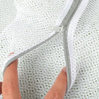 Bolsa De Lavar Ropa Con Cierre De Cremallera Y Malla De Poliéster Para Máquina De Lavar Bolsa De Red Para Delicados Y Joyería - details 3