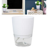 Macetas Autoabastecimiento Self Watering Para Plantas Hidroponía Flowerpot De Suculentas Y Violeta Africana Plástico Para Escritorio - details 5