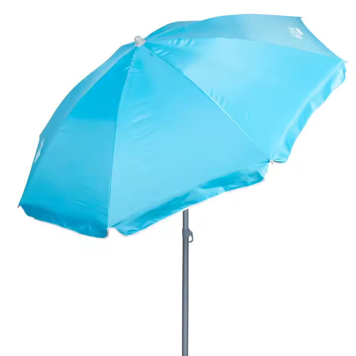 Aktive Sombrilla playa antiviento 8 varillas 220 cm azul - 1