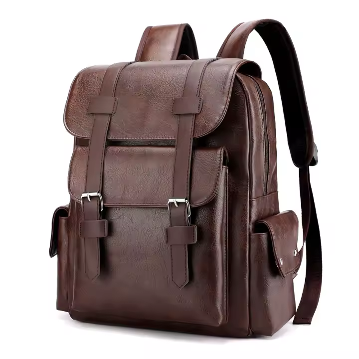 Mochipa de Hombre impermeable para hombre, Bolso Retro informal de gran capacidad para portáil de Negocios para estudiantes, mochila Escolar de viaje, fashion - 1