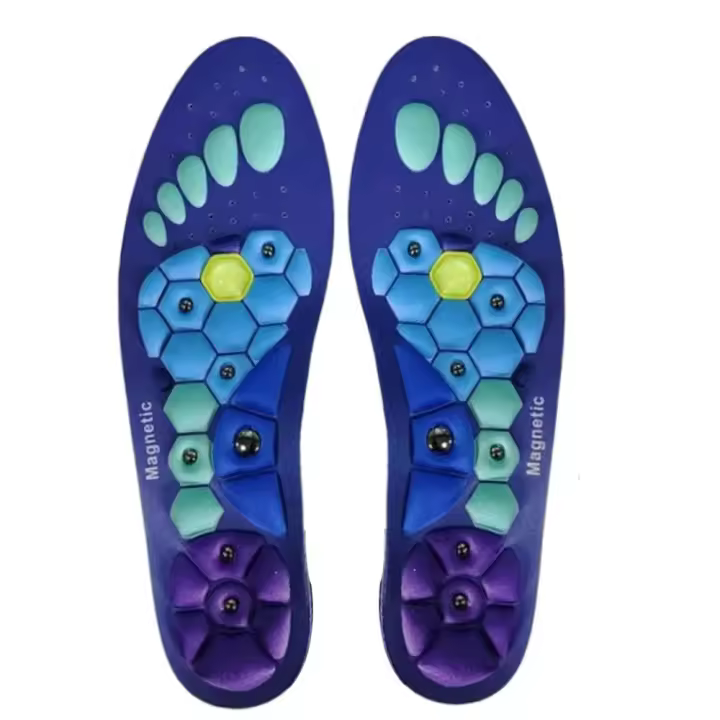 Almohadillas De Apoyo Articular Para El Pie Con Magnetismo Y Masaje De Acupuntura Inflable De Soporte Arco Para Plantar Fasciitis - 1