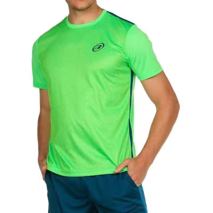 Camiseta Bullpadel Caucasi Verde Fluor - 1
