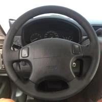 Cubierta De Volante De Coche Para Honda CRV CR-V Accord 6 Odyssey Prelude Civic 1996-2003 Acura CL Microfibra Cuero Hecha a Mano Personalizable - details 0