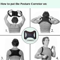 Corrector De Postura Ajustable Para Espalda Soporte Cinturón Para Hombros Espalda Invisible Para Adultos Correa De Apoyo Para Espalda Y Cuello - details 1