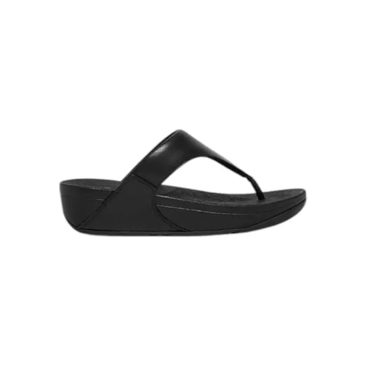 Fitflop LULU Leather Toe-Post Black - 1