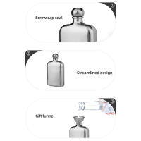 Botella De Bebida Portátil De Titanio 230ml Con Tapa De Sellado Y Funnel Ultra-Ligera Para Hombres Botella De Vino Y Whiskey - details 5