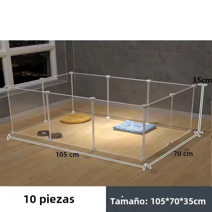 Jaula Para Mascotas Pequeñas DIY Jardín De Animales Combinable Para Perro Gato Conejo Coche De Guineo Hiedra Hogar - 1
