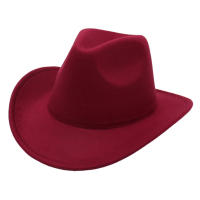 Sombrero De Vaquero Occidental Para Escenario Y Uso Exterior Protección Solar Estilo Étnico Tíbetano Panamá Francés Retro Unisex - details 10