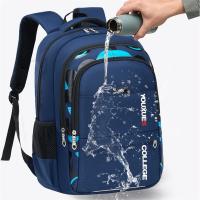 Nueva Mochila Escolar Para Niños Impermeable Bolsa De Libros Para Adolescentes Chicos Material De Nylon Cierre De Cremallera - details 14