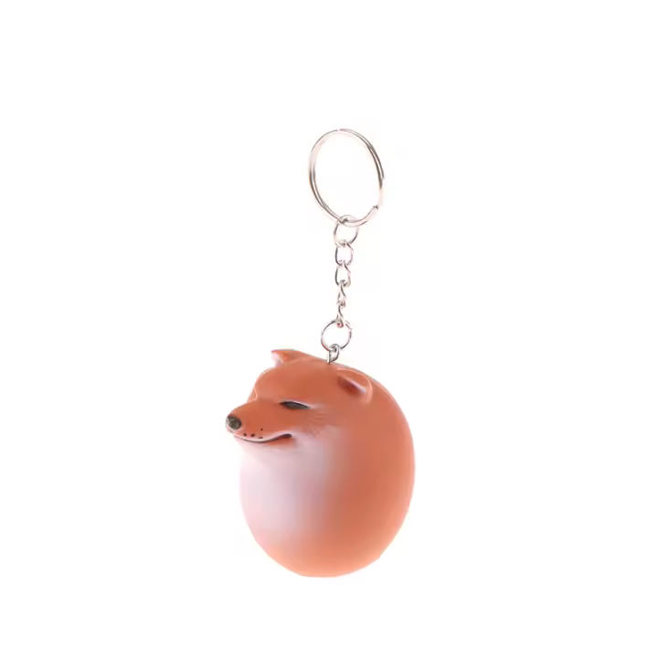 Llavero Creativo De Perro Con Diseño De Huevo Decoración Lindo Para Coche Teléfono Bolsa Colgante Regalo Adorno Para El Hogar - 1