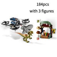 Juego De Construcción De Bloques Dinosaurio Parque3 Mundo Serie Shuangjielong Gran Escape Drone Para Niños Regalo De Juguetes - details 4