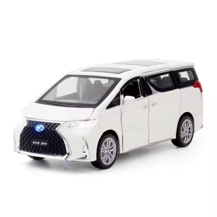 Coche De Juguete De Aleación LM300 a Escala 1/32 Con 6 Puertas Abatibles SUV Luz Y Sonido Para Niños Regalo De Cumpleaños Metal Resistente - 1