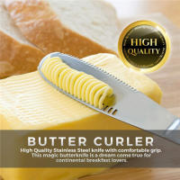 Cuchillo De Queso Y Mantequilla De Acero Inoxidable Herramienta De Cocina Para Queso Pan Mermelada Tamaño Único Fácil De Lavar - details 0