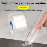 Cinta Doble Cara Super Fuerte Nano Reutilizable Transparente Lavable Para Carpintería Y Artesanía Adhesivo Pesado - details 14