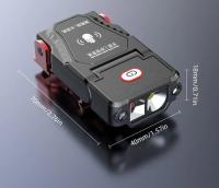 Mini Lámpara De Pico De Sombrero Inteligente Recargable Impermeable Para Pesca Y Uso Exterior Sensor De Movimiento Luz LED De 3W - details 0