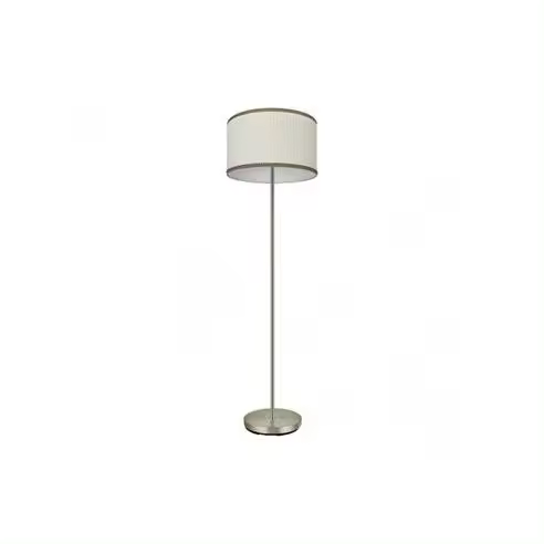 FABRILAMP Lámpara de Pie Soprano Cuero/Beige 154x40x40 Cm - Elegante Diseño - 1