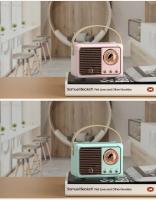 Altavoz Portátil con Bluetooth, Subwoofer de graves inalámbrico para Exterior, Estéreo para Coche, Mini Caja de Música Retro Para Ios/Android - details 2