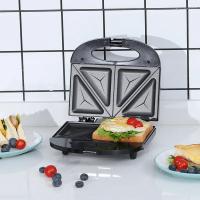 Horno Eléctrico Para Sándwich Y Waffles 650W Máquina De Cocinar Para Desayuno Con Placas Intercambiables Non-stick Para Cocina - details 3