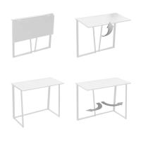New Planet Home® Mesa Escritorio Lily 70x50x90cm / Will [Plegable] 80 x 45 x 75.5cm - Mesa de oficina en Madera Roble, Modelo Claro, Nórdico - New planet Home® OFFICE COLLECTION - details 3