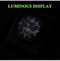 Reloj De Pulsera De Lujo Para Hombre Calendario Cuarzo Luminoso Estilo Casual Y Negocios Reloj De Mano De Aleación Reloj Hombre - details 4