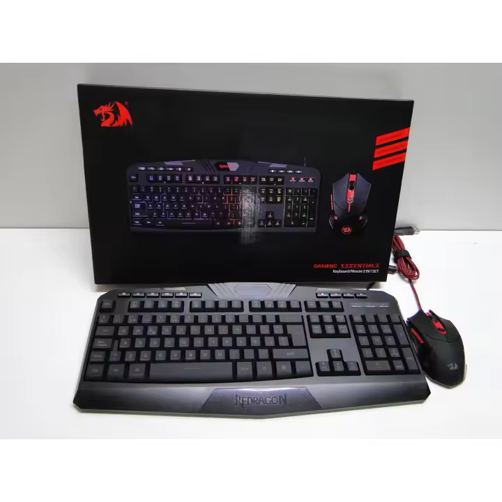 COMBO TECLADO Y RATON GAMING REDRAGON S101, 168300 - 1