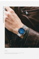 Reloj Mecánico PAGANI DESIGN Para Hombre Resistente Al Agua De Acero Inoxidable Deportivo Y De Moda Con Display Sin Números Corona a Prueba De Agua Y Cierre Push Button Hidden Clasp - details 1
