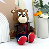 Muñeco De Peluche Kanye 30CM De Alta Calidad Juguete Suave Para Niños Regalo De Cumpleaños Dibujito Famoso Peluche Unisex - details 20