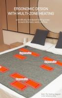 Manta Calentadora Eléctrica Portátil Para Camping Con Control De Temperatura Inteligente Y 6 Zonas Lavable Y Hecha De Fibra Sintética - details 7