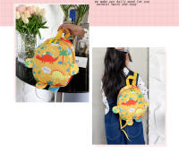 Mochila De Dinosaurio Cartoon Para Bebés Niños Y Niñas Escolares Material De Nylon Capacidad Baja Adecuada Para Jardín De Infantes - details 8