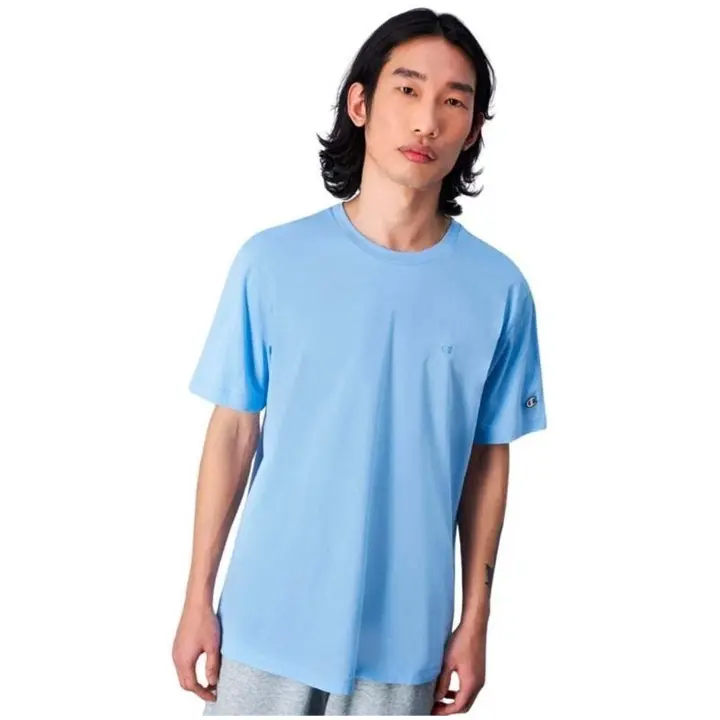Camiseta de Manga Corta Champion  para hombre en color azul - 1
