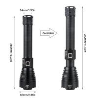 Linterna Táctica Recargable USB Super Brillante XHP90 Con Zoom Ajustable Lúmenes Altos Torcha Para Camping Y Búsqueda Resistente Al Choque Y Agua - details 6