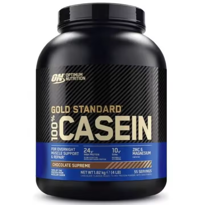 Optimum Nutrition Gold Standard 100% Casein 1,8 Kg - Proteína de Caseína de Liberación Lenta para Recuperación y Crecimiento Muscular - 1