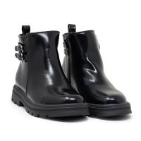 Botas militares niña PEP CORN 2635 BOTIN MOTORISTA DOS HEBILLAS NEGRO 33444 24I - details 0