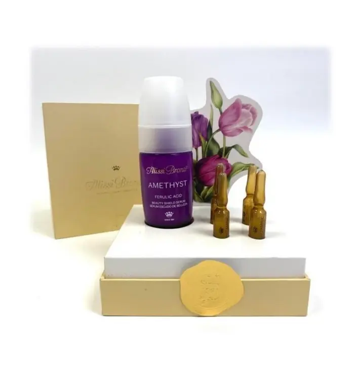 ALISSI BRONTE - PACK AMETHYST FERULIC SERUM 50ML + AMPOLLAS POLIVITAMINIC 4UD - 1