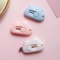 Cuchillo De Utilidad Portátil Mini Con Diseño De Conejo Y Nube Cortador De Papel Para Oficina Suministros De Corte Con Hoja De Acero - details 2
