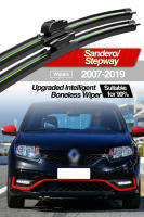 LimpiaParabrisas Antiglacial Para Renault Sandero Stepway 2007-2019 Pares De LimpiaParabrisas De Goma Natural Accesorios Para Ventanas Delanteras - details 0