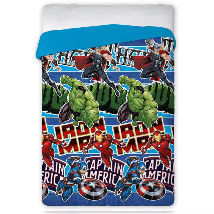 Bimba Pimba Avengers Copriletto Modelo 2, Cama 90cm, Poliéster - 1