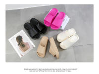 Nuevos Sandalias De Verano Para Mujer 2024 Zapatillas De Playa Cuadradas Con Plataforma Y Tacón Bajo Material Superior EVA Suela Gruesa Zapatos Casuales Para Parejas - details 16