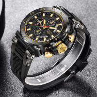 Reloj De Pulsera LIGE Para Hombre Resistente Al Agua Deportivo Militar De Cuarzo Con Fecha Y Manos Luminosas Estilizado Casual - details 21