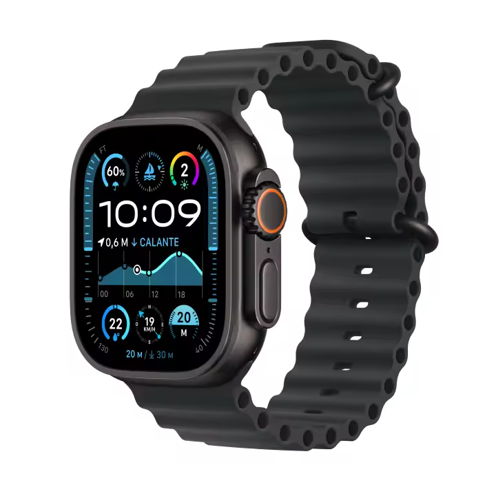 Apple Watch Ultra 2 OLED 49 mm digital 410 x 502 píxeles pantalla táctil 4G negro GPS (satélite) - 1