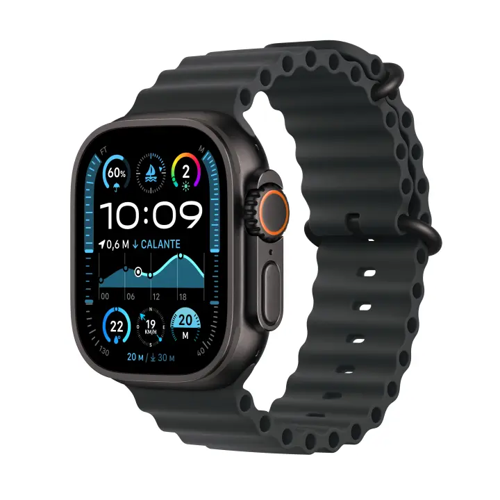 Apple Watch Ultra 2 OLED 49 mm digital 410 x 502 píxeles pantalla táctil 4G negro GPS (satélite) - 1