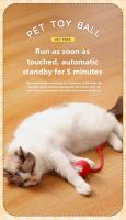 Juguete Interactivo Para Gatos Y Perros Bola Automática Recargable Imitación De Rata Inteligente Entrenamiento De Mascotas Material Plástico - details 11